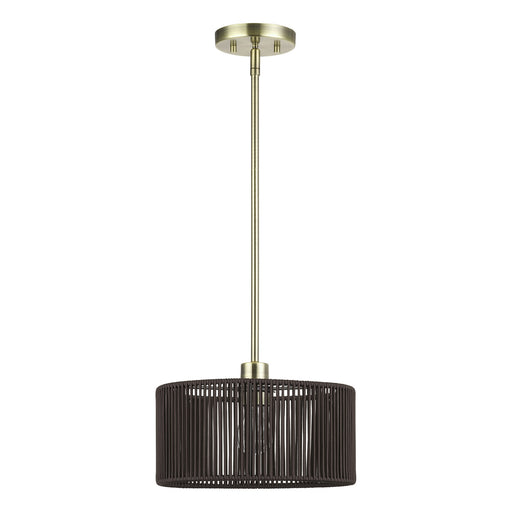 Acordia Pendant in Antique Brass