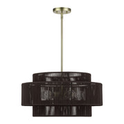 Acordia 5-Light Chandelier in Antique Brass