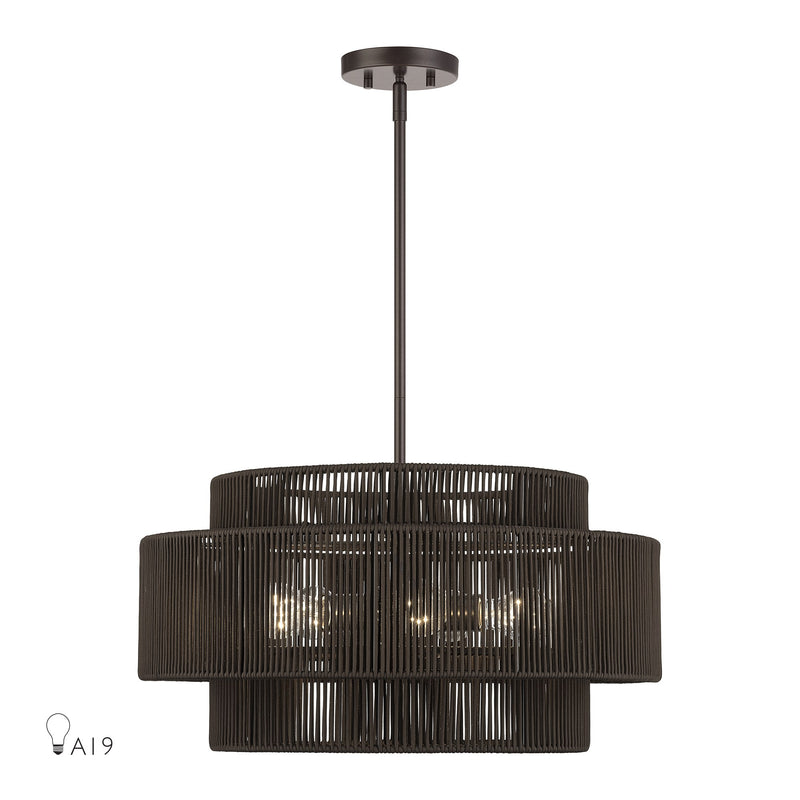 Acordia 5-Light Chandelier in English Bronze