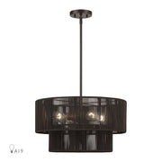 Acordia 4-Light Chandelier in English Bronze