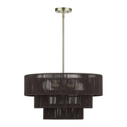 Acordia 6-Light Chandelier in Antique Brass