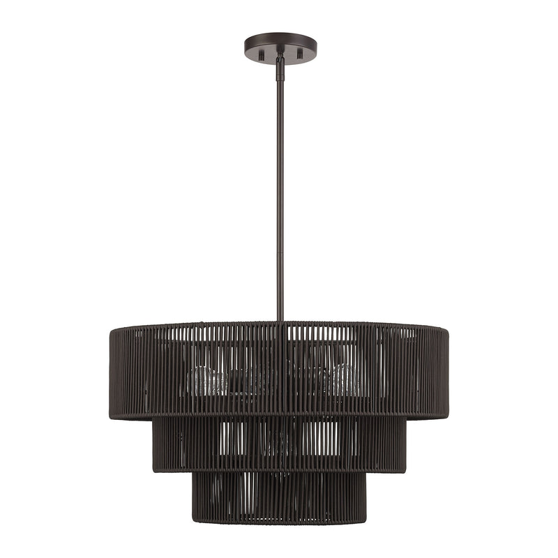 Acordia 6-Light Chandelier in English Bronze