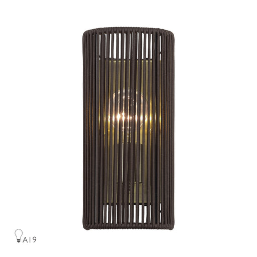 Acordia 5" Wall Sconce in Antique Brass
