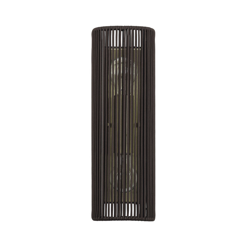 Acordia 2-Light Wall Sconce in Antique Brass