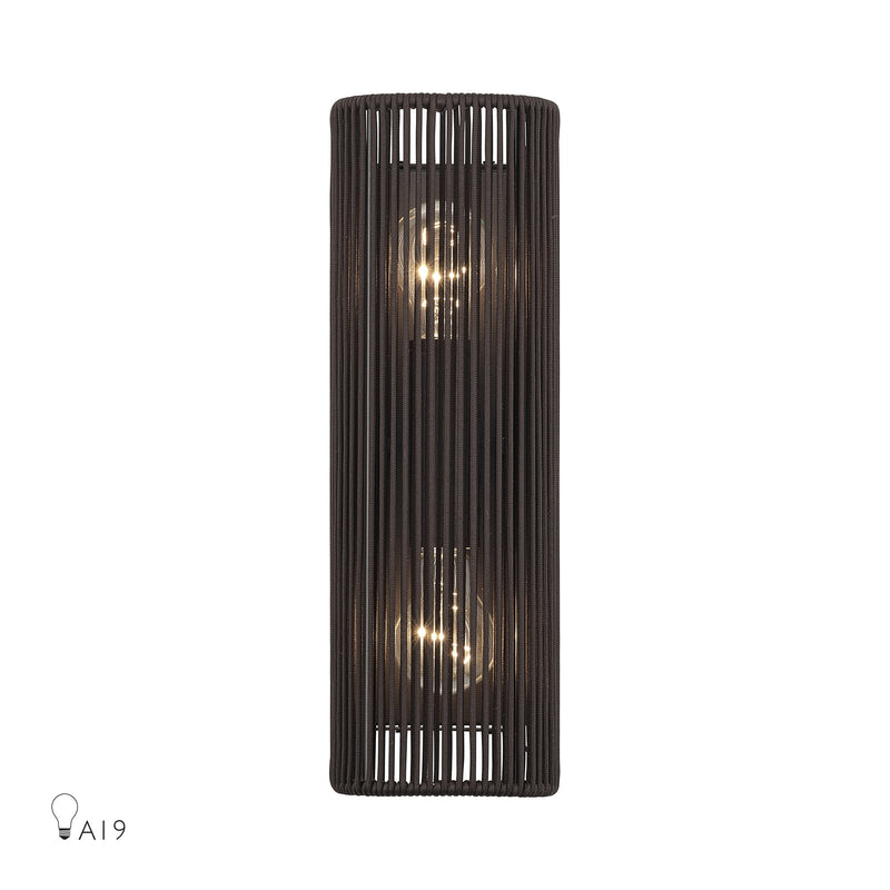 Acordia 2-Light Wall Sconce in English Bronze