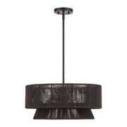 Florell 4-Light Chandelier in English Bronze