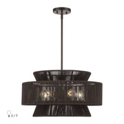 Florell 5-Light Chandelier in English Bronze