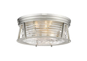 Cape Harbor 3 Light 16" Flush Mount in Brushed Nickel
