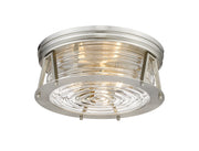 Cape Harbor 3 Light 16" Flush Mount in Brushed Nickel