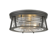 Cape Harbor 3 Light 16" Flush Mount in Bronze