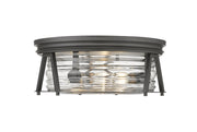 Cape Harbor 3 Light 16" Flush Mount in Bronze