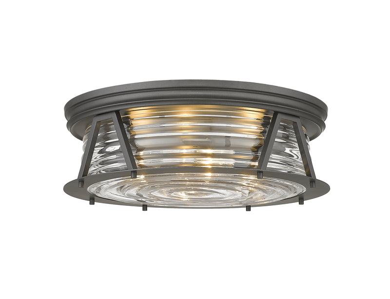 Cape Harbor 4 Light 20" Flush Mount in Bronze