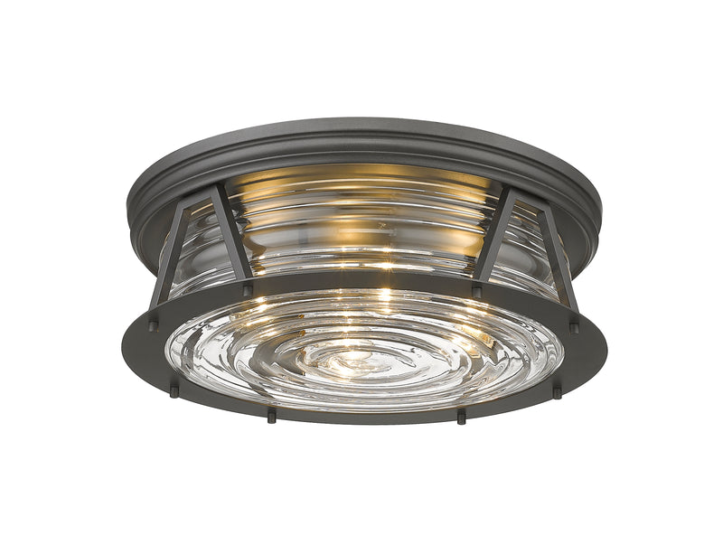 Cape Harbor 4 Light 20" Flush Mount in Bronze