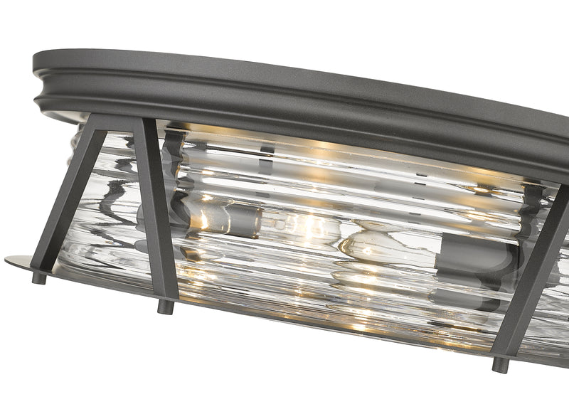 Cape Harbor 4 Light 20" Flush Mount in Bronze