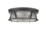 Cape Harbor 4 Light 20" Flush Mount in Matte Black