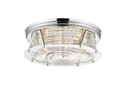 Cape Harbor 4 Light 20" Flush Mount in Polished Nickel