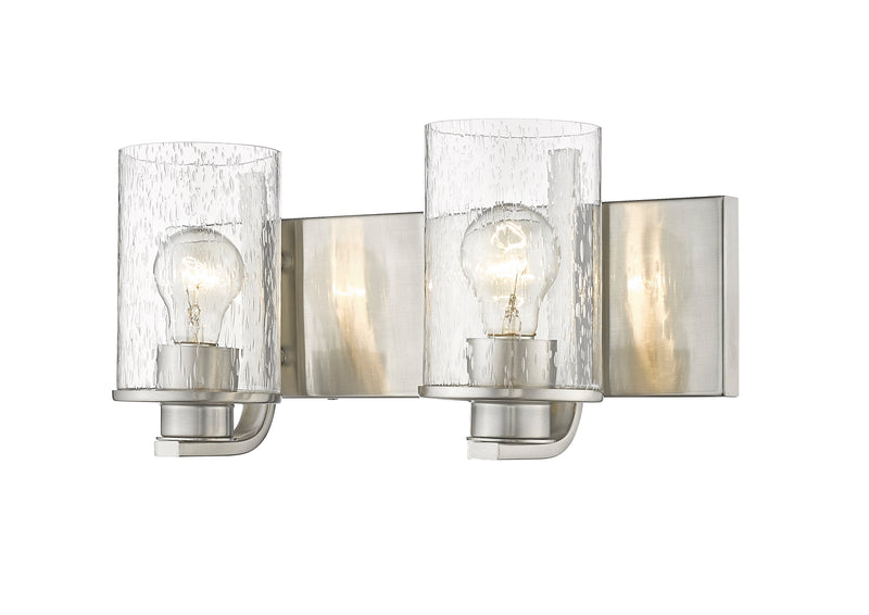 Beckett 2 Light 16" Vanity in Brushed Nickel