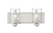 Beckett 2 Light 16" Vanity in Brushed Nickel
