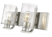 Beckett 2 Light 16" Vanity in Brushed Nickel
