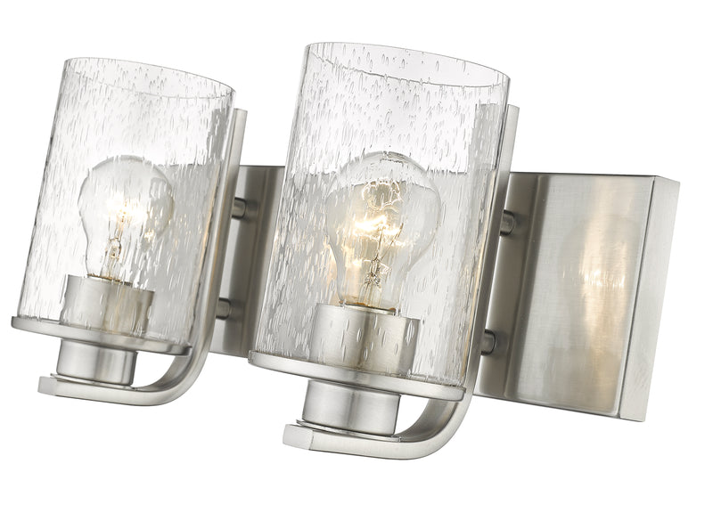 Beckett 2 Light 16" Vanity in Brushed Nickel