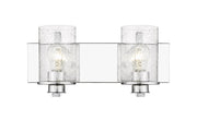 Beckett 2 Light 16" Vanity in Chrome