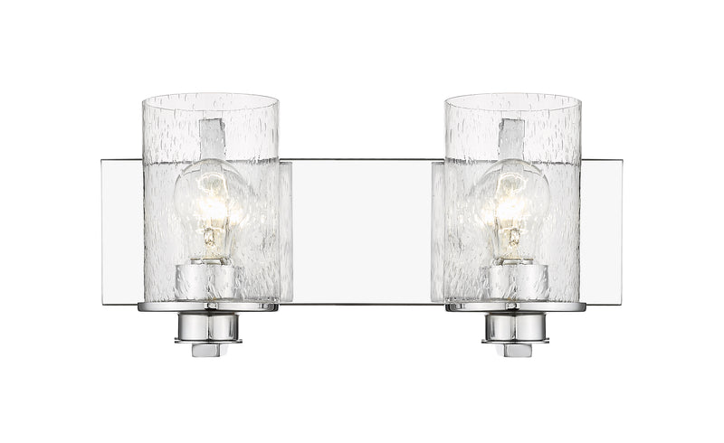 Beckett 2 Light 16" Vanity in Chrome