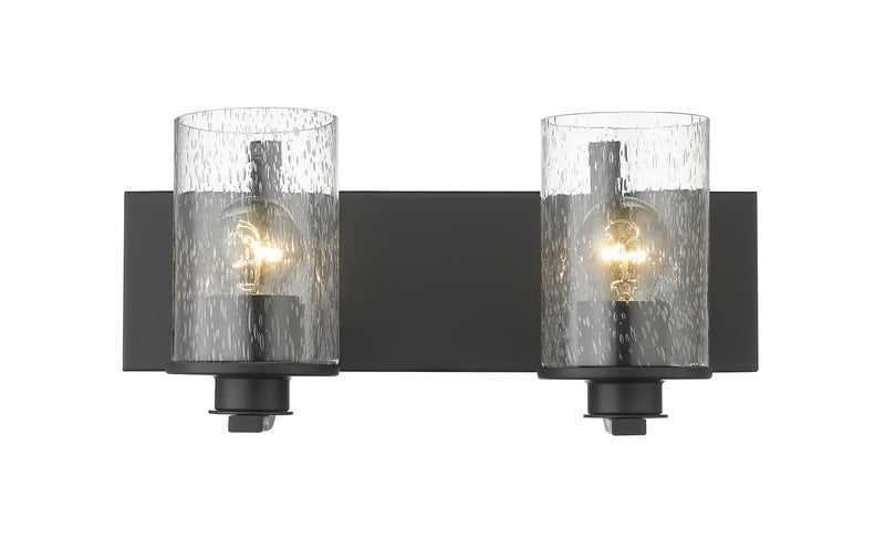 Beckett 2 Light 16" Vanity in Matte Black