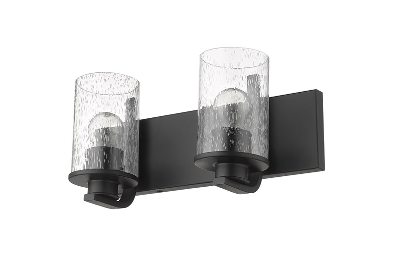 Beckett 2 Light 16" Vanity in Matte Black