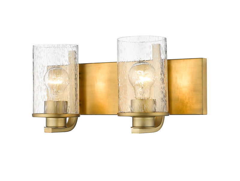 Beckett 2 Light 16" Vanity in Olde Brass