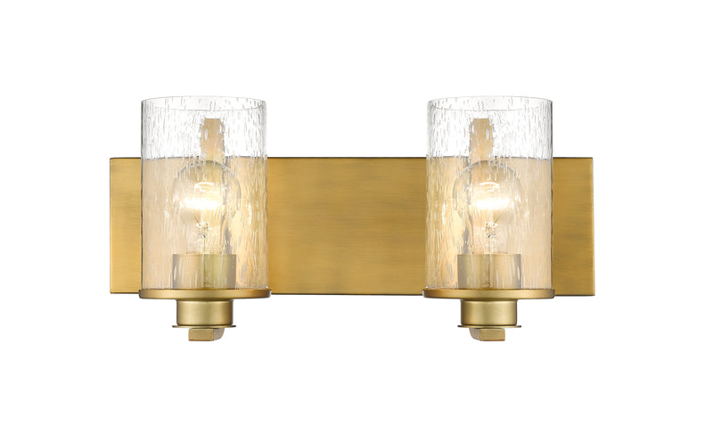 Beckett 2 Light 16" Vanity in Olde Brass