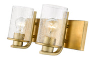 Beckett 2 Light 16" Vanity in Olde Brass