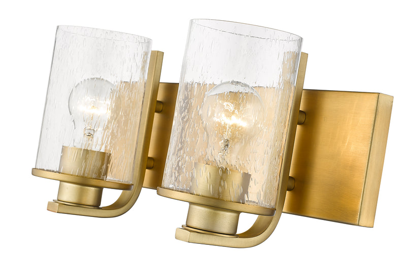 Beckett 2 Light 16" Vanity in Olde Brass