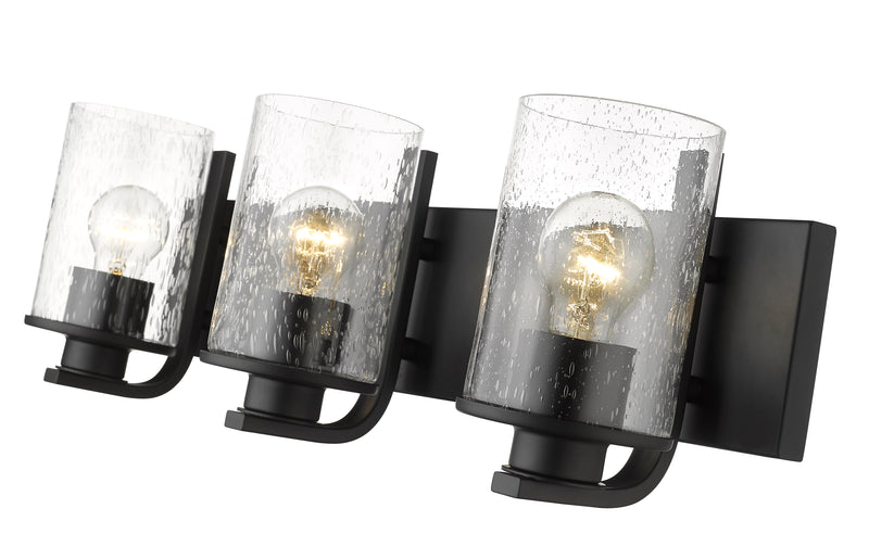 Beckett 3 Light 23" Vanity in Matte Black