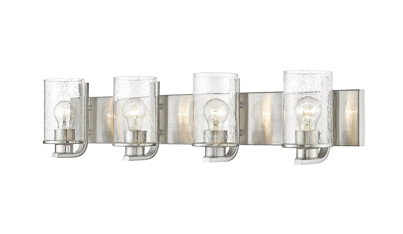 Beckett 4 Light 34" Vanity in Brushed Nickel