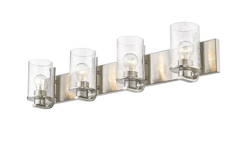 Beckett 4 Light 34" Vanity in Brushed Nickel