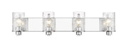 Beckett 4 Light 34" Vanity in Chrome