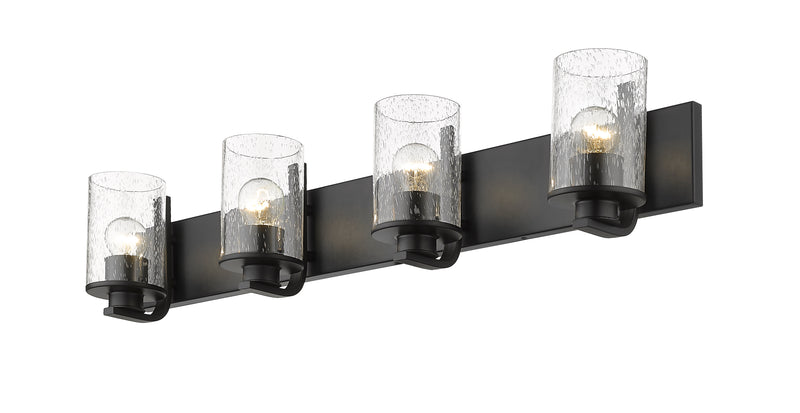 Beckett 4 Light 34" Vanity in Matte Black