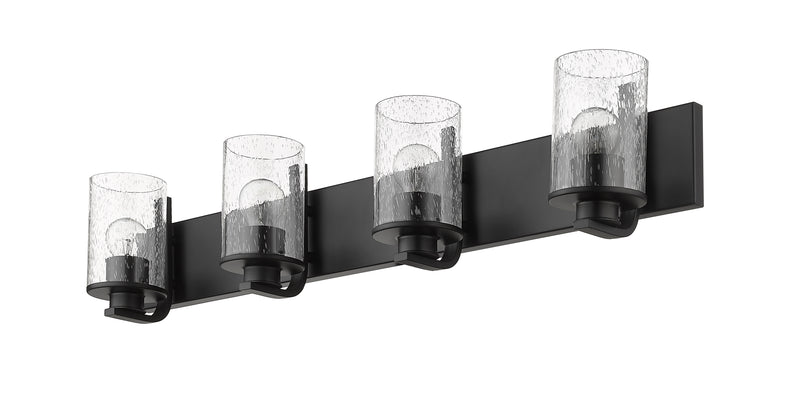 Beckett 4 Light 34" Vanity in Matte Black