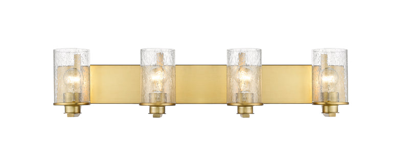 Beckett 4 Light 34" Vanity in Olde Brass