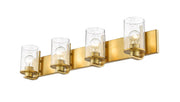 Beckett 4 Light 34" Vanity in Olde Brass