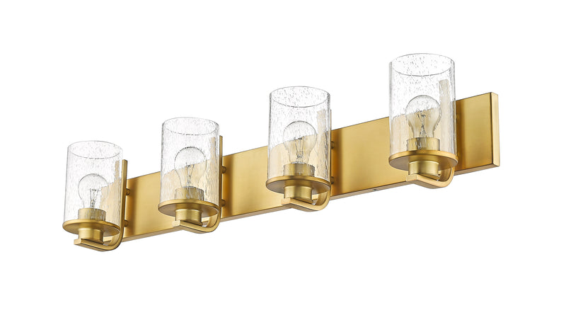 Beckett 4 Light 34" Vanity in Olde Brass
