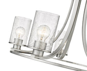 Beckett 5 Light 27" Chandelier in Brushed Nickel