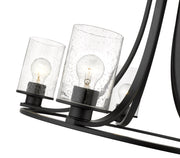 Beckett 5 Light 27" Chandelier in Matte Black