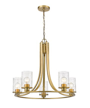 Beckett 5 Light 27" Chandelier in Olde Brass