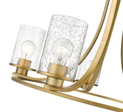Beckett 5 Light 27" Chandelier in Olde Brass