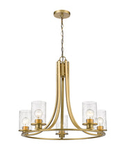 Beckett 5 Light 27" Chandelier in Olde Brass