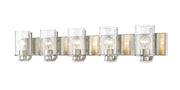 Beckett 5 Light 42" Vanity in Brushed Nickel