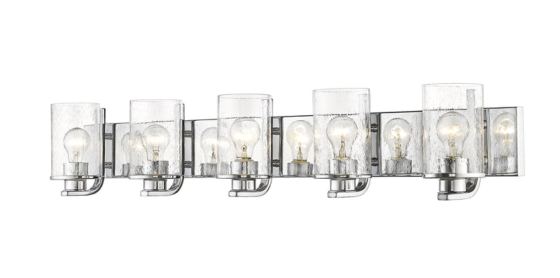 Beckett 5 Light 42" Vanity in Chrome