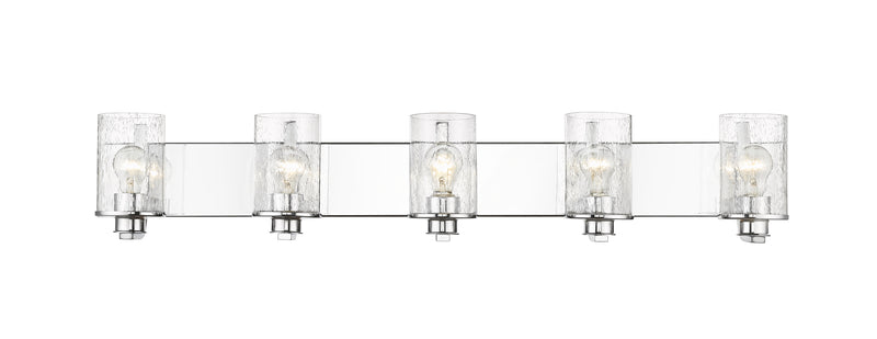Beckett 5 Light 42" Vanity in Chrome