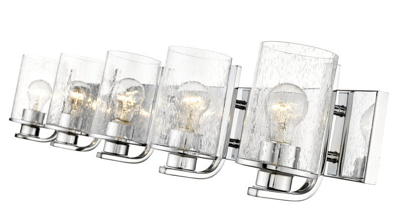 Beckett 5 Light 42" Vanity in Chrome